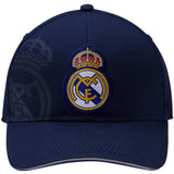 2024 Real Madrid Official Soccer Cap Navy Blue with Faded Version Logo