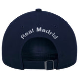 2024 Real Madrid Official Soccer Cap Navy Blue with Faded Version Logo