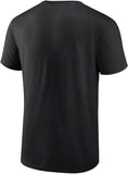 U.S. Soccer USMNT Official Men Black Soccer T-Shirt Side Gold Logo 4 Stars