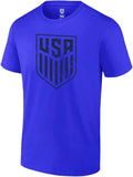 U.S. Soccer USMNT Official Men Royal Blue Soccer T-Shirt