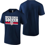 U.S. Soccer USMNT Official Men Navy Soccer T-Shirt US SOCCER Color logo