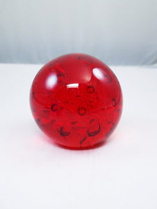 M Design Art Handcraft Bubble Wave Glass Paperweight