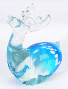 M Design Art Handcraft Glass Twin Fish Ocean Paperweight