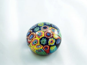 M Design Art Handcraft Murrine Floating Around Yellow Center Heart Handcraft